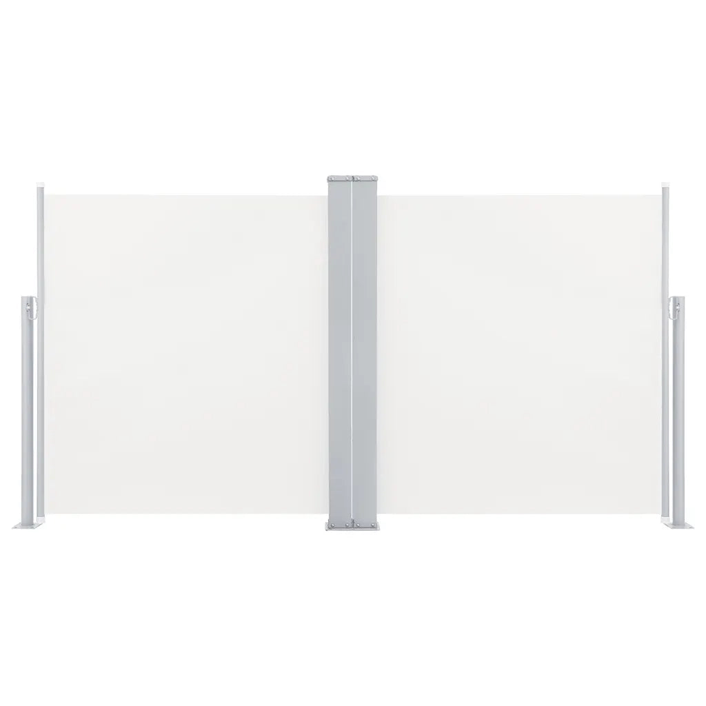 Tenda da Sole Laterale Retrattile-Tenda parasole per balcone per giardino Crema 120x600 cm 175431