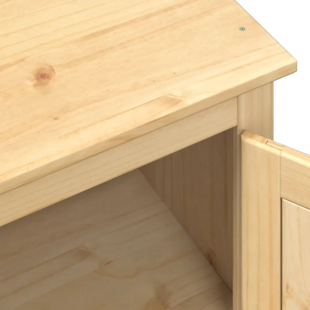 Armadio Corona 76x50x170 cm in Legno Massello di Pino CFW1890558