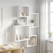 Mensole Cubo da Parete A parete Bianco 64 x 13,5 x 91,5 cm 8012124