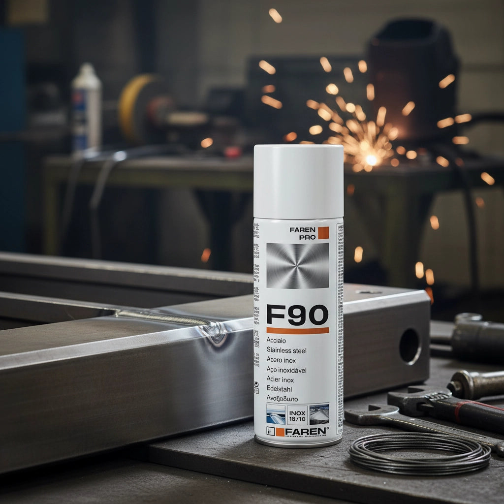 Faren f90 acciaio inox spray per trattamento metalli anticorrosivo 400 ml 2 pezzi