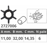 GIRANTE MERCURY 2T 3,5-3,6-4-5 HP