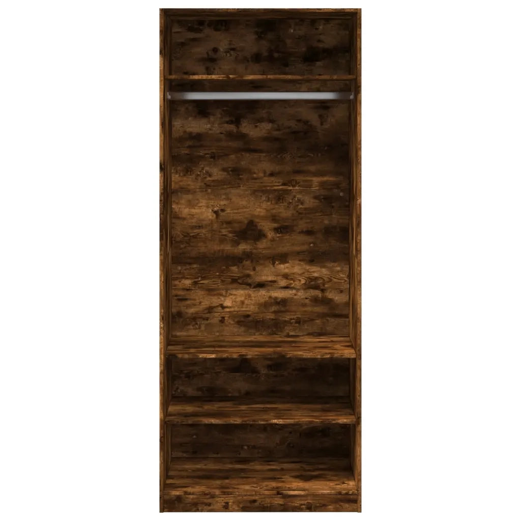 Armadio Rovere Fumo 80x50x200 cm in Legno Multistrato 3307697
