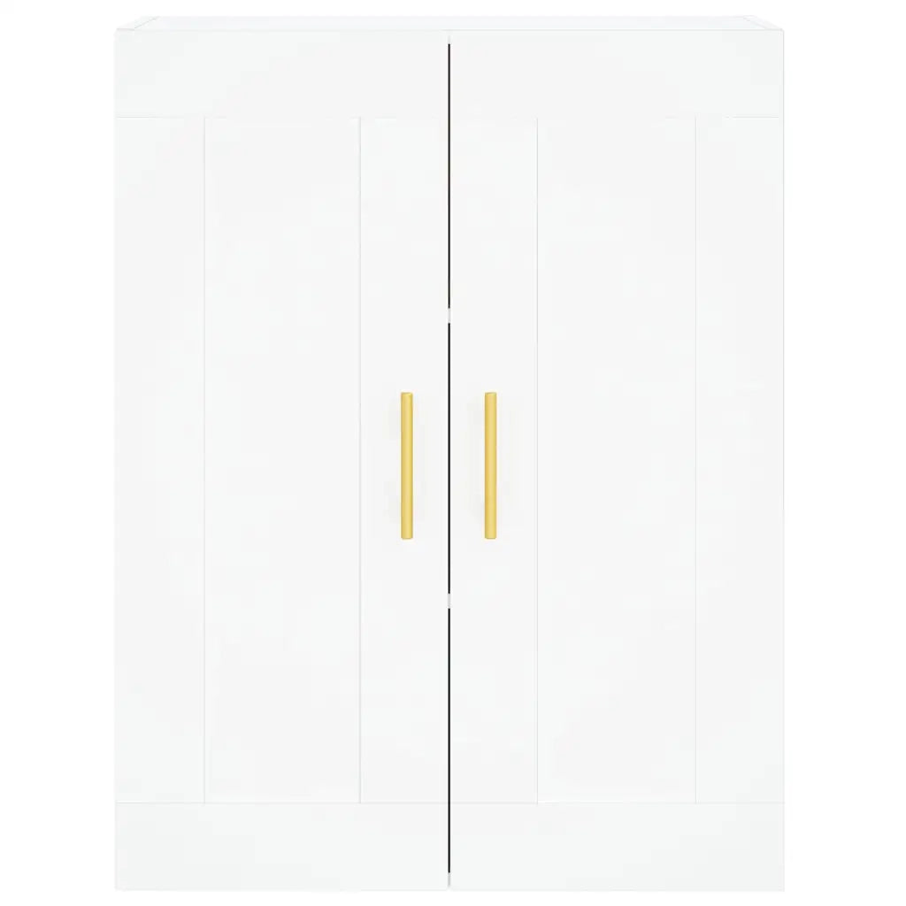 Credenza | Madia | Buffet da pranzo | Armadio da pranzo Bianca 69,5x34x180 cm in Legno Multistrato