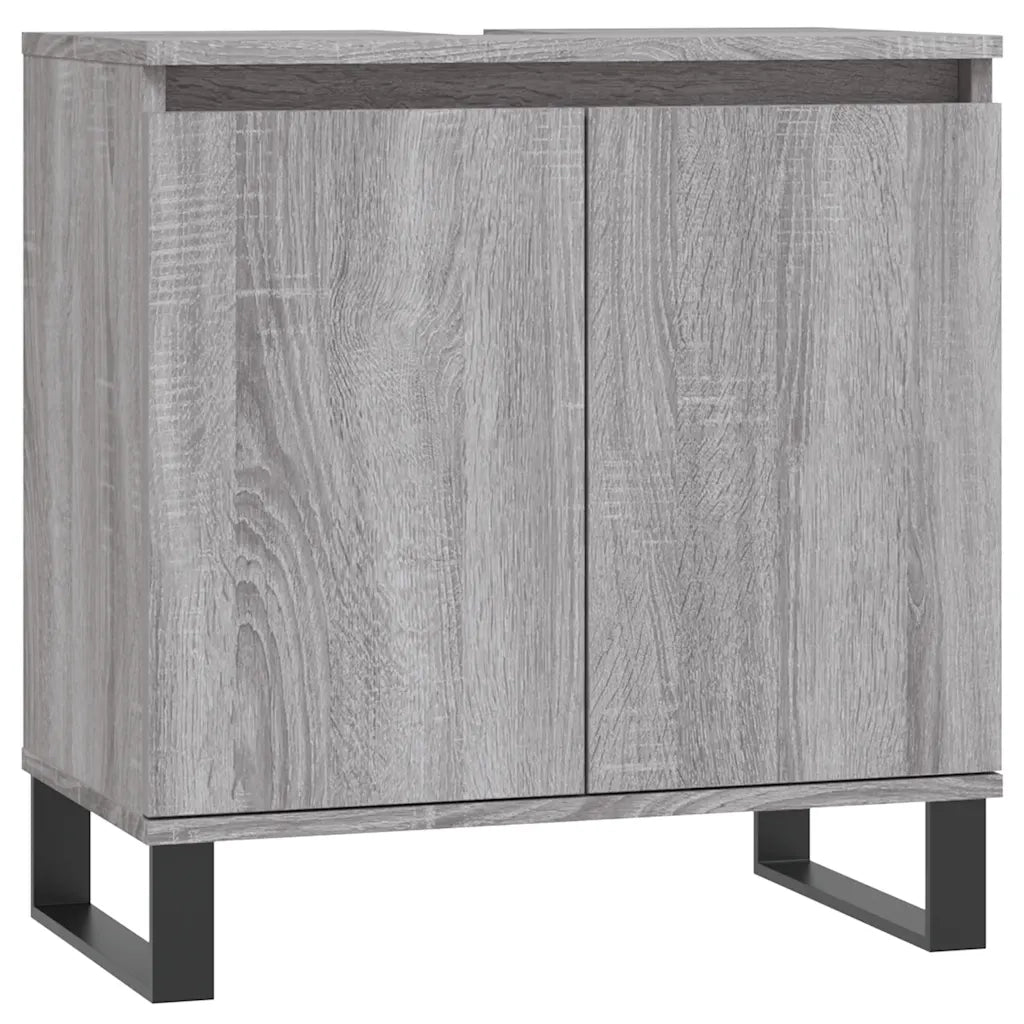 Mobile da Bagno | Armadio da bagno Grigio Sonoma 58x33x60 cm in Legno Multistrato