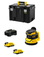 Levigatrice Roto-orbitale STANLEY FatMax SFMCW220D2T (2 x 2,0 Ah + Caricabatteria + TSTAK VI)