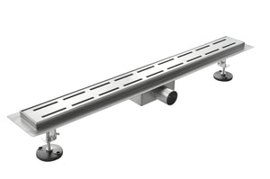 Canalina di Scarico 80x7 cm in Acciaio Inox a Pavimento Tratto