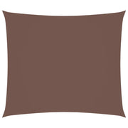 Parasole a vela | Telo Ombra | Vela da ombra in Tessuto Oxford Rettangolare 2x2,5 m Marrone