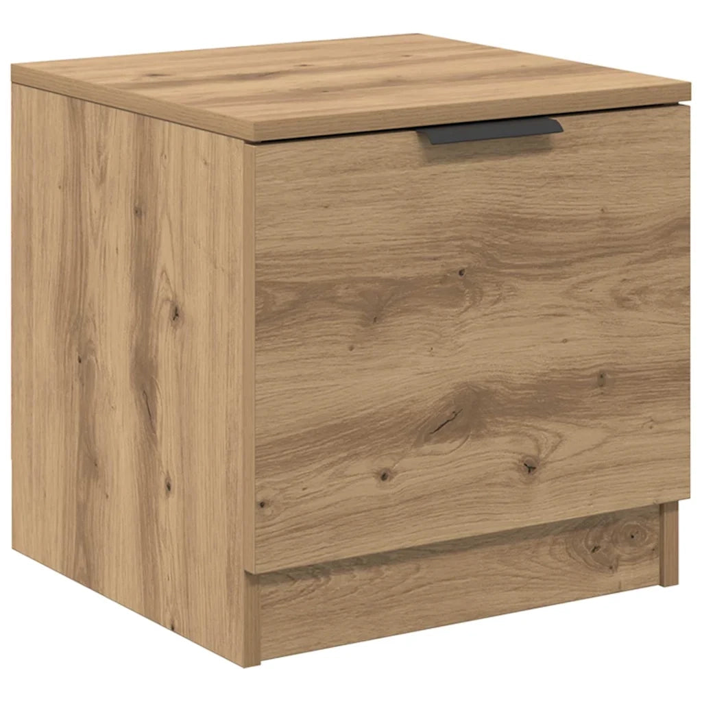 Armadietto per letto 2 pz Rovere artigianale 40 x 39 x 40cm CFW2476456