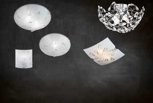 Applique da Interno  E14 in Metallo Cromo