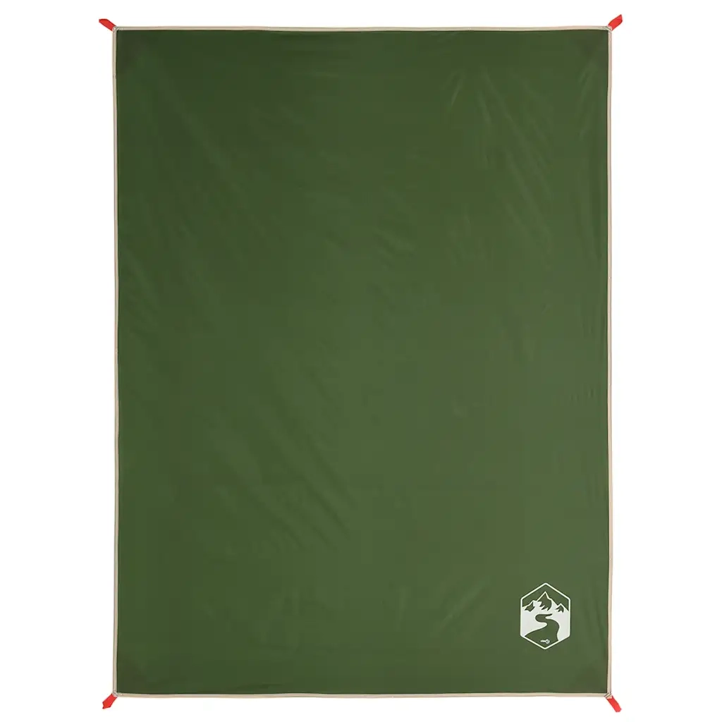Tovaglia da Picnic con Picchetti Verde 205x155 cm CFW5103457