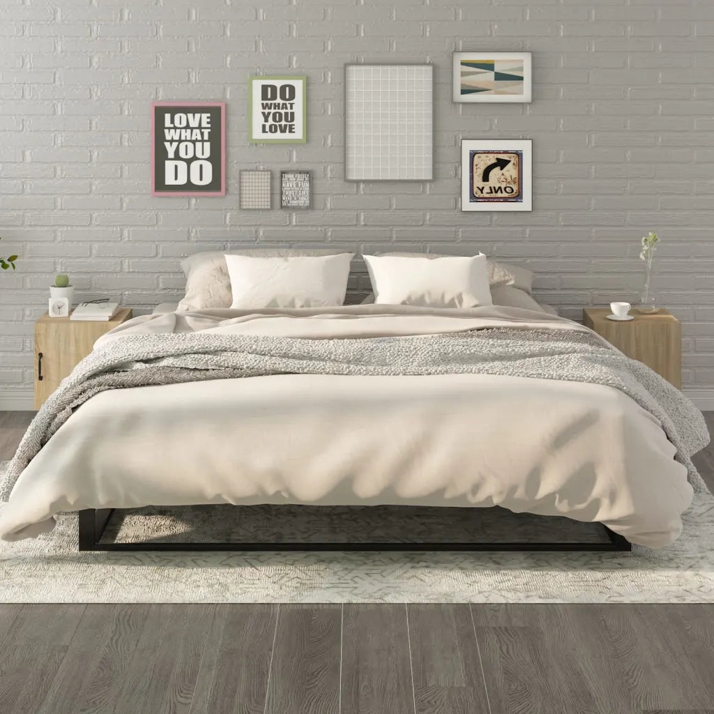 Comodini 2 pz Rovere Sonoma in Legno Multistrato cod mxl 29905