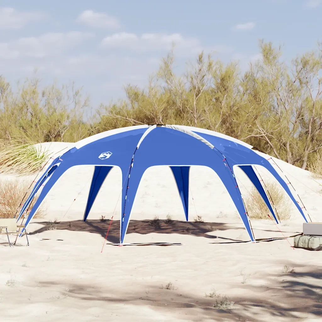 Tenda per Feste-Tenda da campeggio Azzurra Impermeabile 104289