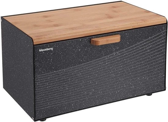 Tromba per pane in legno e acciaio inox - Spazioso e stile per pane fresco