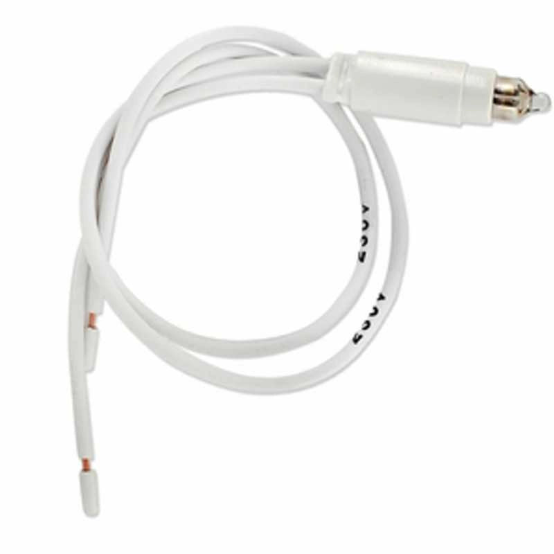 LAMPADINA SPIA CON CAVI LUNGHI PER FERRI DA STIRO O SCALDABAGNI VARI USI 220Volt - UNIVERSALE