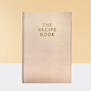 Libro di ricette personalizzabili in edizione cartonata - Libro di cucina per famiglie e diario - Formato A5 - Pianificatore di ricette DIY - Color beige