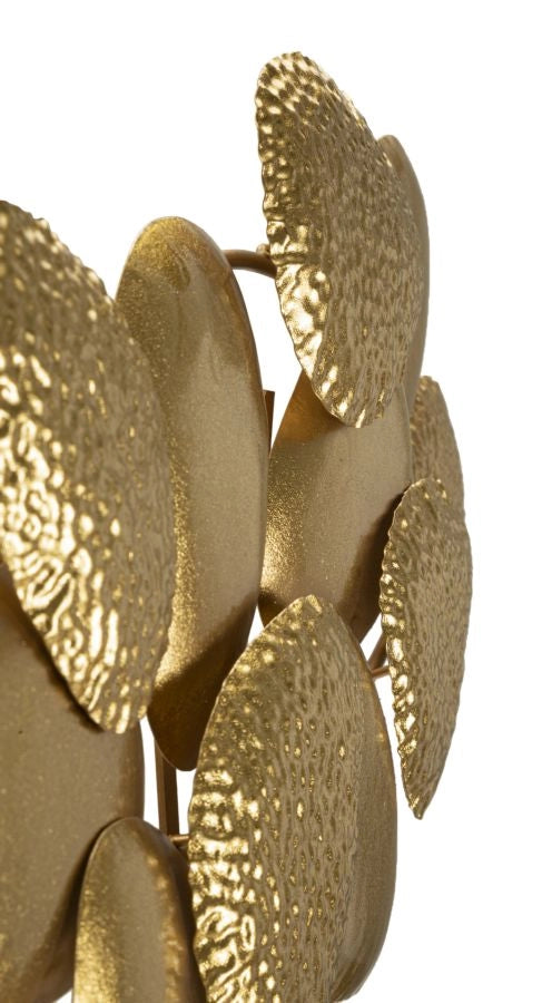 Lampada da Muro Shell 59,8x11x31 cm in Ferro Oro