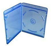 Etichetta Blu-ray in plastica spessa 11 mm - Cassetta singola - Alta qualità - Etichetta Blu-ray con logo - Cassetta per dischi Blu-ray