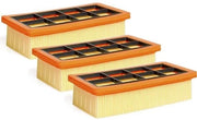 Set di accessori 3 pezzi per il filtro aspirapolvere Adatto per Karcher AD3.200 e AD3.000, inclusa la confezione con filtri di ricambio.