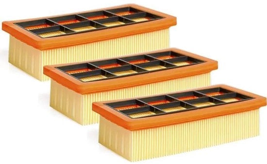Set di accessori 3 pezzi per il filtro aspirapolvere Adatto per Karcher AD3.200 e AD3.000, inclusa la confezione con filtri di ricambio.