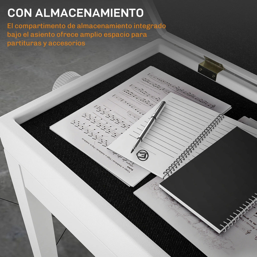Tavolo regolabile in altezza ¨C zephmum ¨C bianco legno 120x60x48-58
