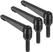 Flesselli adattabili 3 pezzi - Verstelbare chiavi a vite con pompa a mano - Legerazione di alluminio - M10 x 32 mm - Per macchine e apparecchiature - Viti a mano