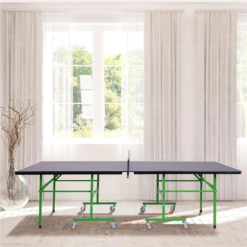 TAVOLO DA PING PONG PROFESSIONALE CON RUOTE 152.5 X 274 X 76CM