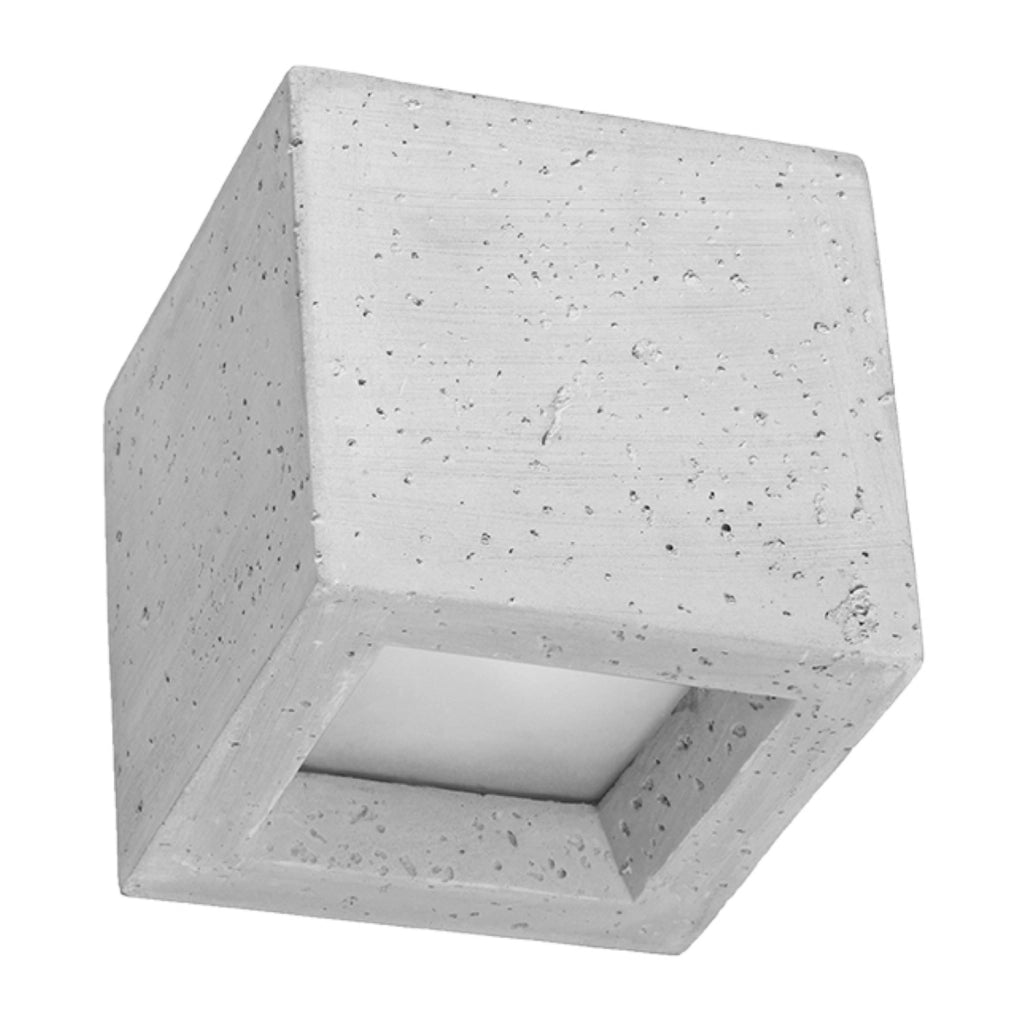Applique Pure Lume Regulo cemento grigio 12cm G9 IP20