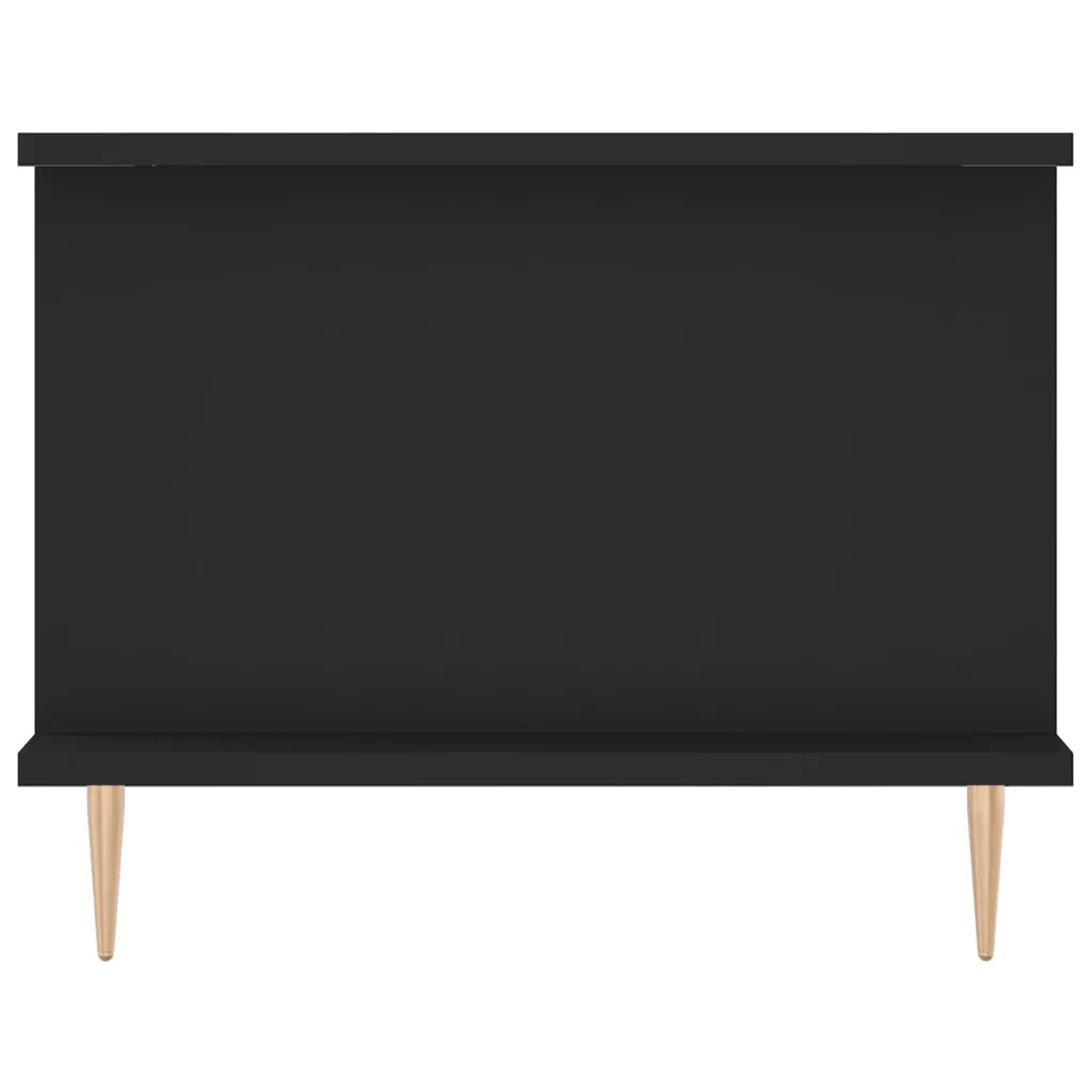 Tavolino da Salotto Nero 90x50x40 cm in Legno Multistrato 829477