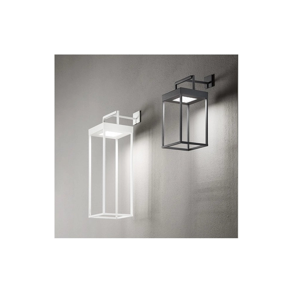 Supporto in metallo Grigio Scuro per trasformare CAGE in applique a parete