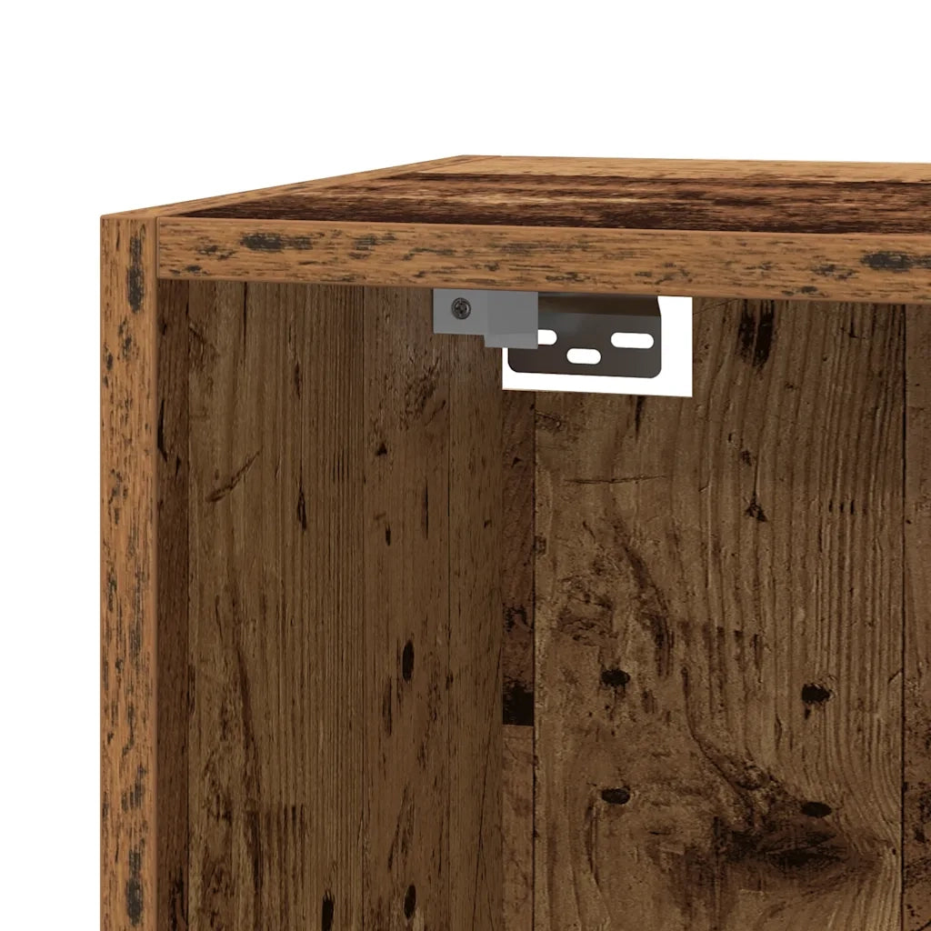 Mobile Porta TV-Mobile per TV-Credenza TV Legno Antico 30,5x30x110 cm Legno Multistrato
