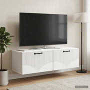 Mobile Porta TV da Muro Bianco 98 x 41 x 30 cm 899035