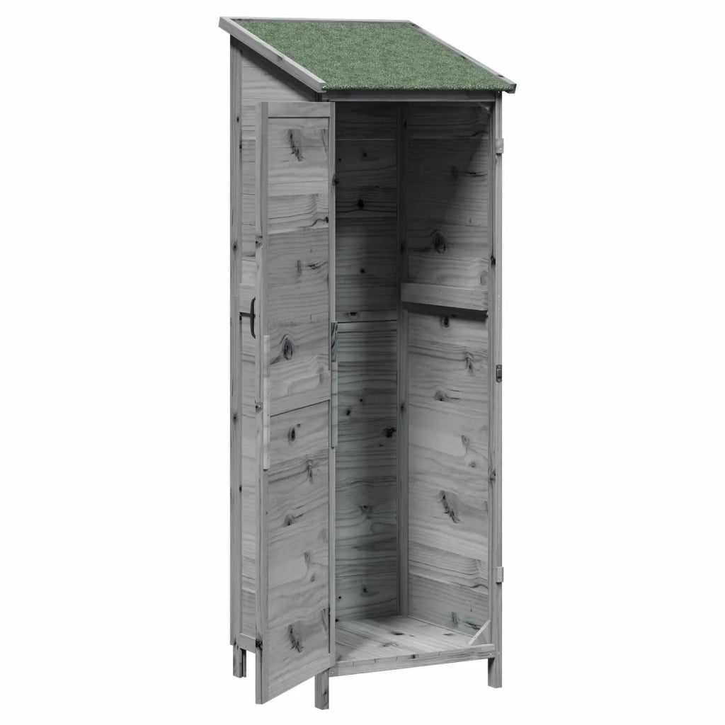 Capanno da Giardino Grigio 59,5 x 56 x 176,5 cm 42033478
