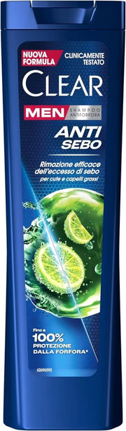 CLEAR SHAMPOO CAPELLI GRASSI CON NIACINAMIDE ED ESTRATTI DI LIMONE225ML NEW ANTI SEBO OKY