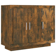 Credenza cassettiera armadio mobile contenitore organizer per cucina soggiorno salotto 92 x 35 x 75 cm legno ingegnerizzato marrone 02_0031135
