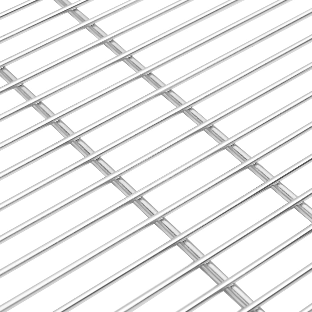 Griglia per BBQ Argento Ã˜60 cm Acciaio Inossidabile