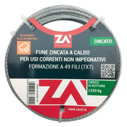 FUNE PER ARGANELLI mm 2,4 x rt. 9 mt  - ZA'