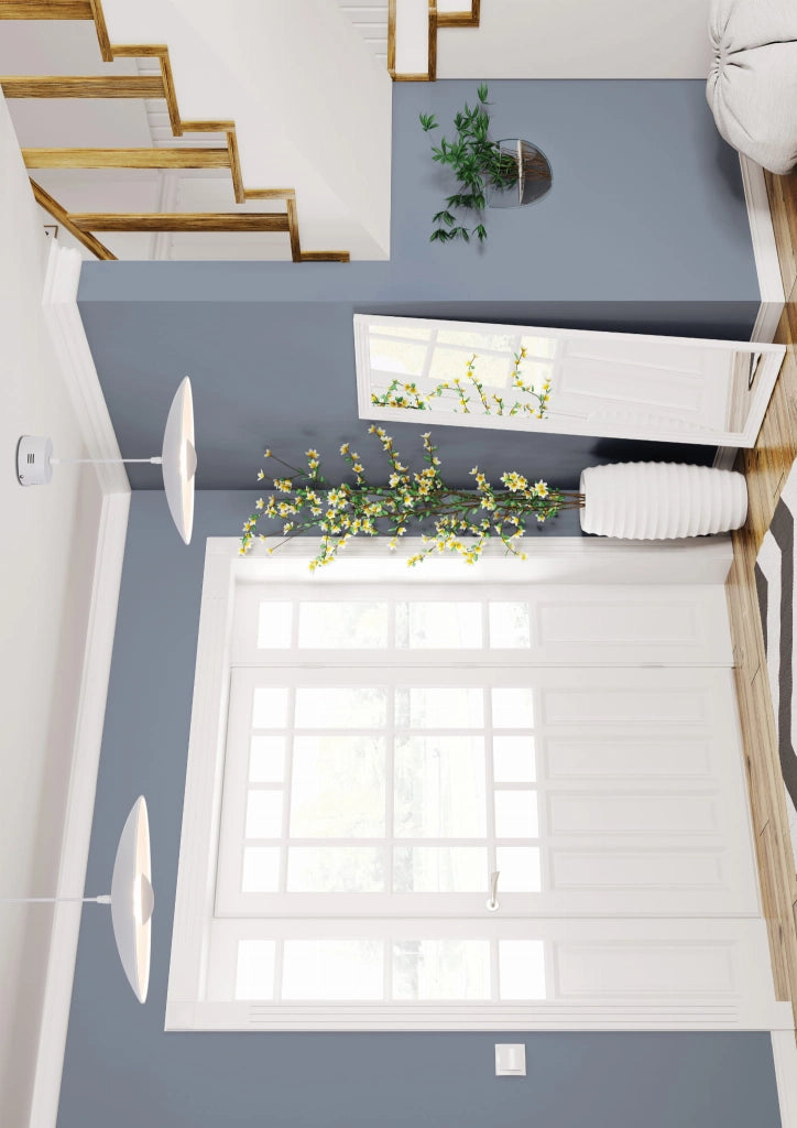 Candellux lampada a sospensione LUND Ø34 bianca LED 10W