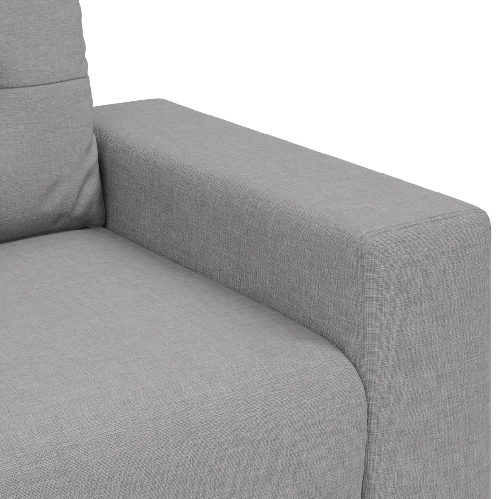 Divano a 3 posti  Grigio Nuvola 180 cm in Tessuto