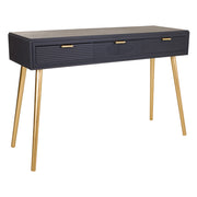 Mobile da ingresso in legno grigio scuro 120x41x78h