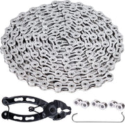Ciclocatena 10 velocità ciclocatena 1/2 x 11/128 pollici 116 anelli con slottangolo e 3 paia di anelli di slottatura.