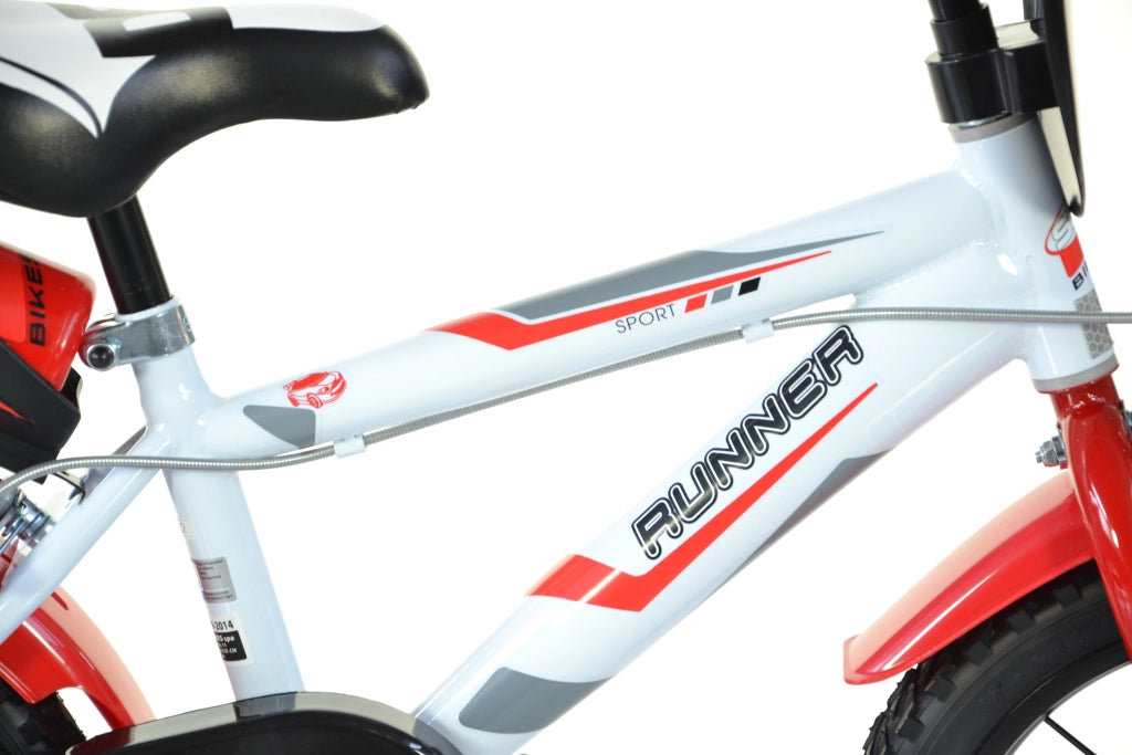 SCH RUNNER 14", bicicletta per bambini, adatta a bambini tra i 4 e i 6 anni, per altezza tra 100 e 120 cm, con campanell