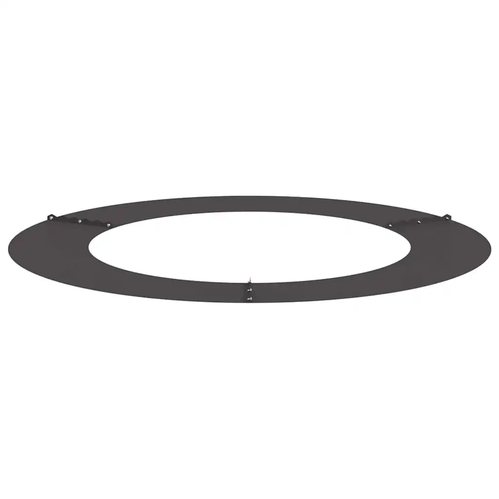 adatto per Anelli d'Albero Piatto 5 pcs Nero Ø60 / 90 cm Acciaio 873705