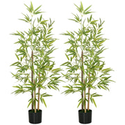 Bamb¨´ Artificiale 120cm ¨C Xylo ¨C Con Vaso Decorativo Realistico