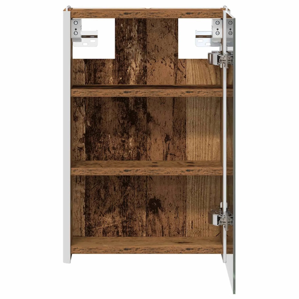 Mobiletto per specchio da bagno Legno vecchio 33 x 11,5 x 50 cm