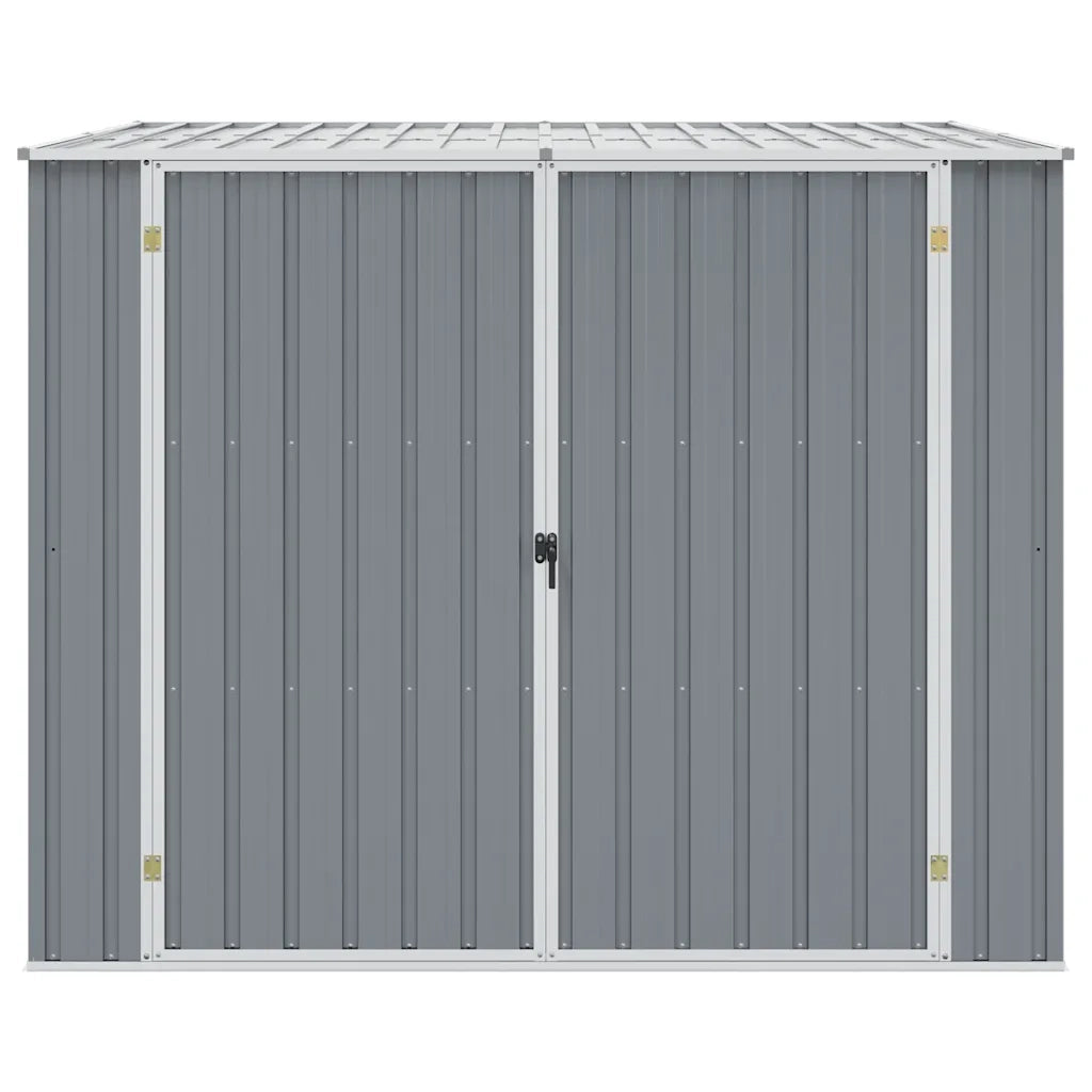 Capanno da Giardino Grigio 195x198x159 cm in Acciaio Zincato cod mxl 45849