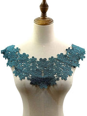 Decorazione per Abbigliamento con Applicazione di Cappuccio a Ricamo - Materiale Polyester di Alta Qualità - Larghezza 45 cm - Unico Modello - Applicazione di Cappuccio