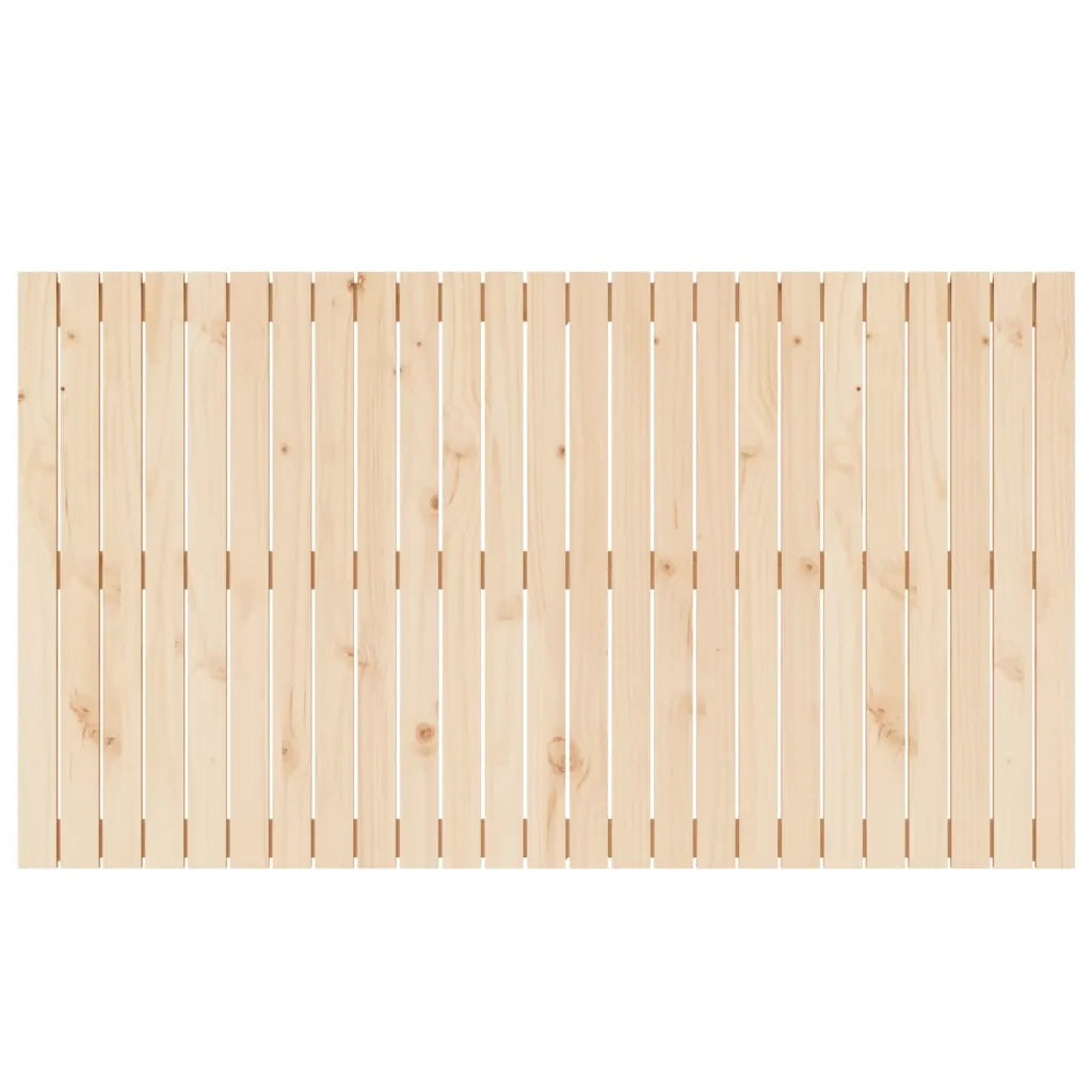 Testiera da Parete 159,5x3x90 cm in Legno Massello di Pino