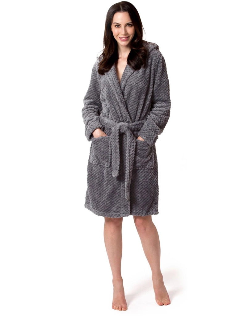 Accappatoio Da Donna Vestaglia Diamond Grey S/m