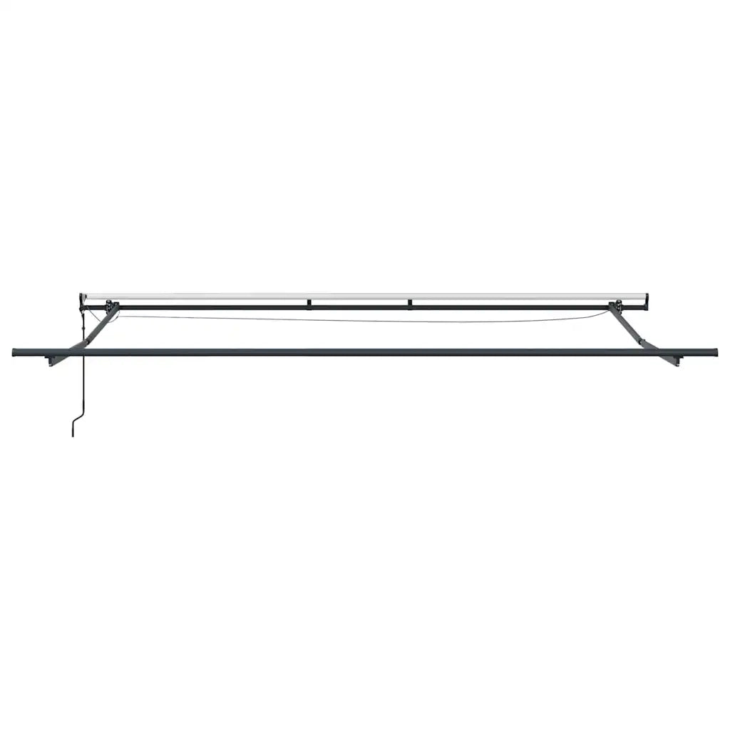 Tenda da Sole con Antracite 5 x 3 m Metallo 313263