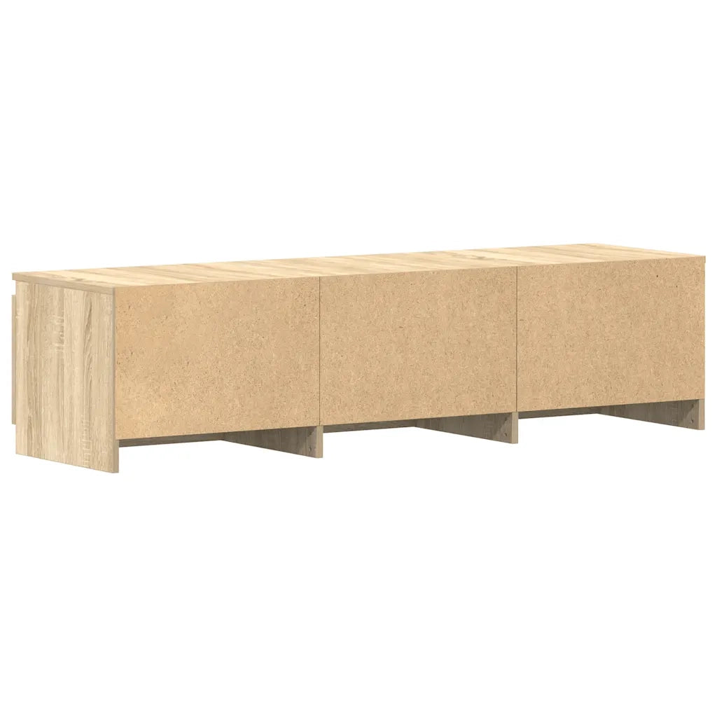 Mobile TV-Credenza per TV-Console TV Rovere Sonoma 140x40x35,5 cm in Legno Multistrato